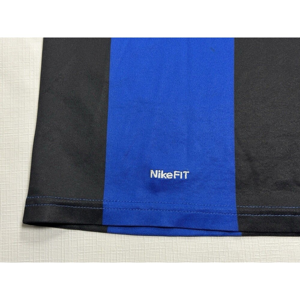 NikeFIT Inter Milan 2008-09 Home Soccer Jersey Size Large Black Blue 339842-490 - Picture 5 of 15